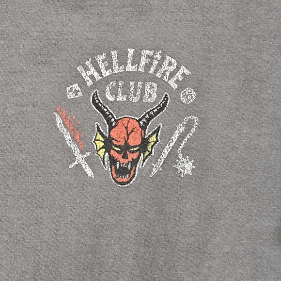 Stranger Things Hellfire Club Demon Graphic Tee - Picture 3 of 4